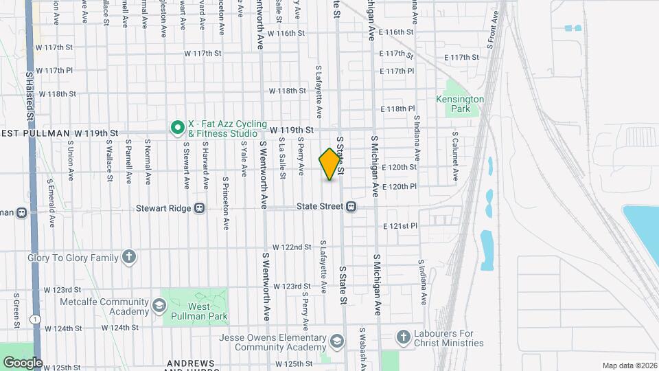 12027 S Lafayette Ave Map and Location Details