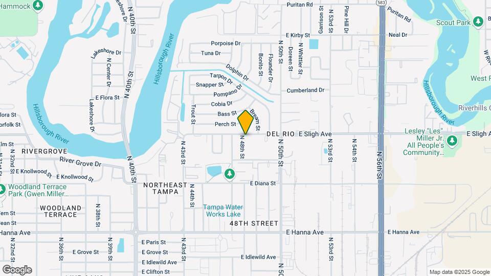 6815 N 48th St Map and Location Details