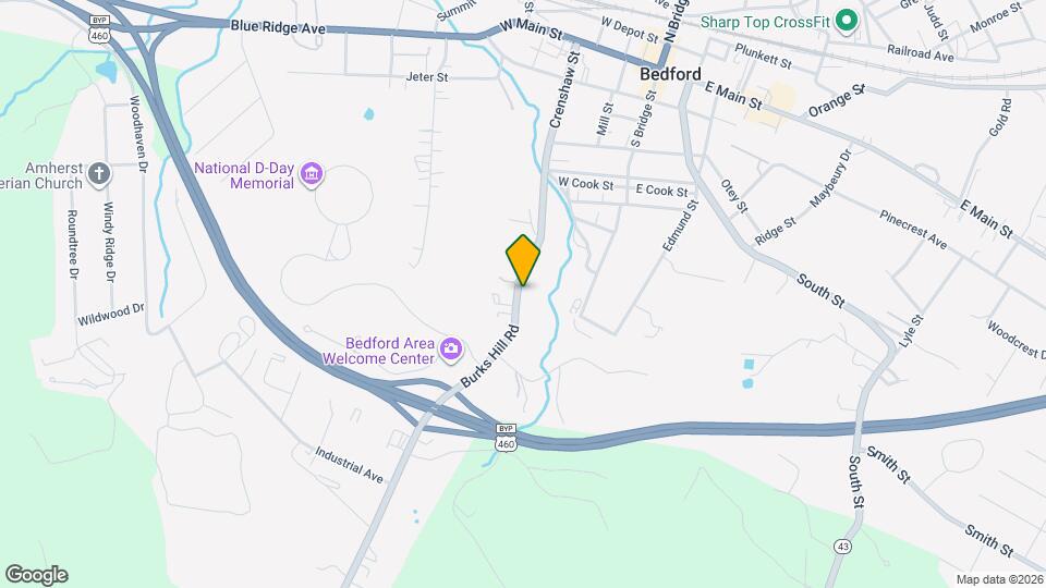 725 Burks Hill Rd Map and Location Details