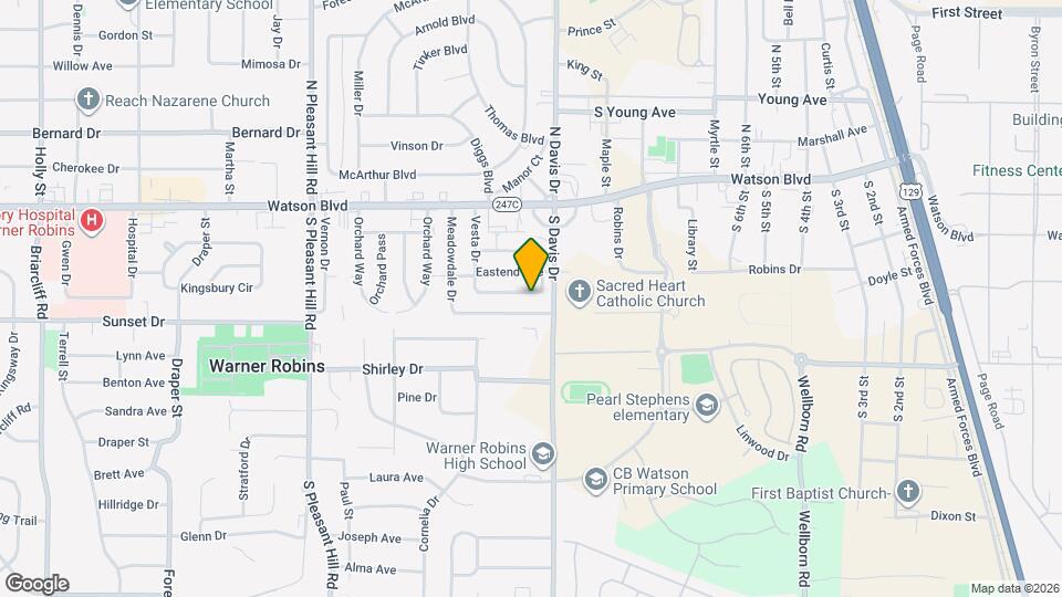 231 Southview Ave Map and Location Details