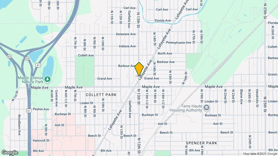 2207 N 13th St Map and Location Details