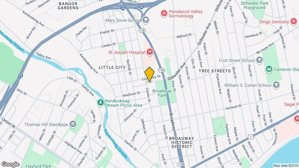 241 Center St Map and Location Details