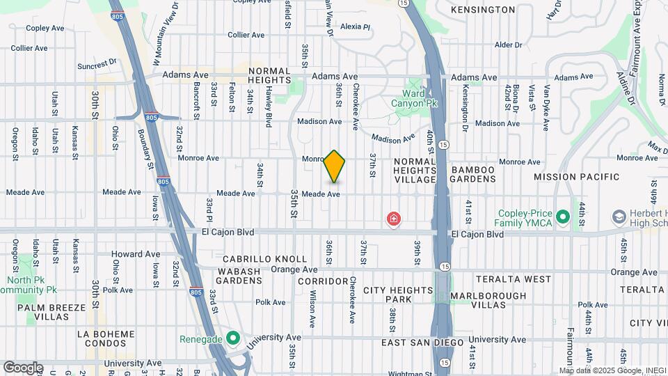 4410 36th St Map and Location Details