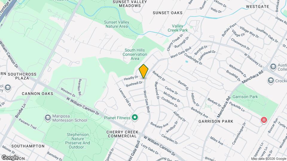 2800 Bushnell Dr Map and Location Details