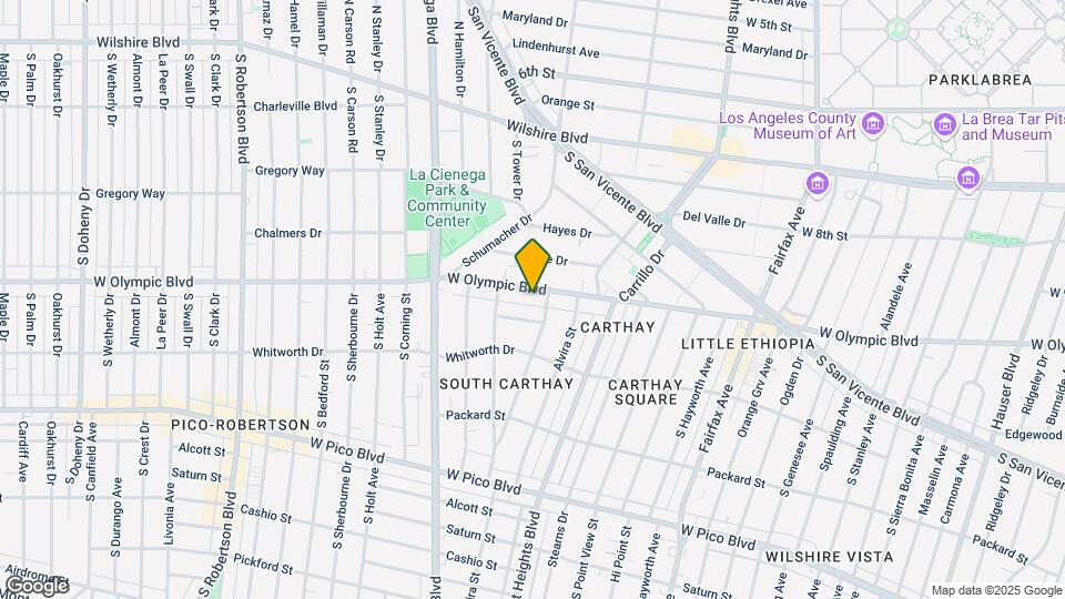6512 W Olympic Blvd Map and Location Details