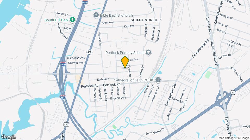 1503 Freeman Ave Map and Location Details