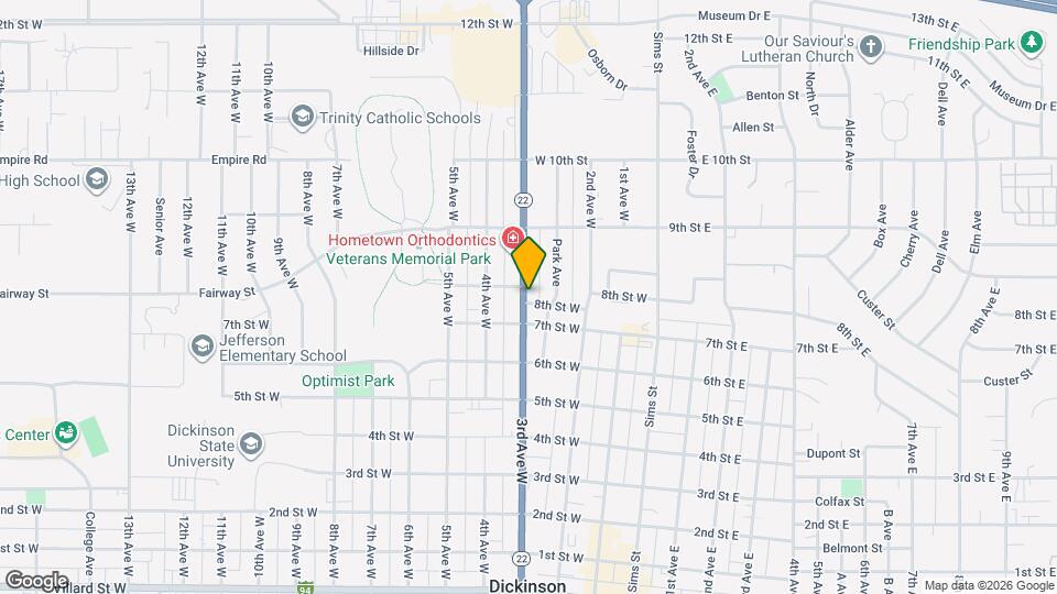 806 3rd Ave W Map and Location Details