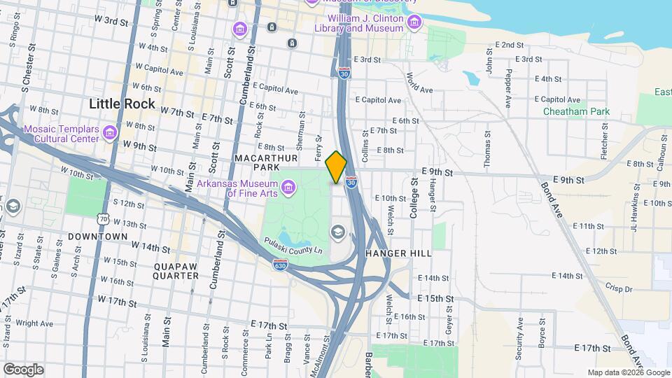 923 McMath Ave Map and Location Details