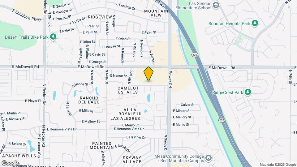 6642 E Northridge St Map and Location Details