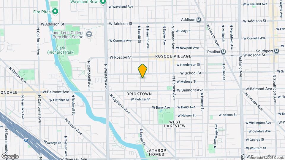 3239 N Leavitt St, Unit M02B Map and Location Details