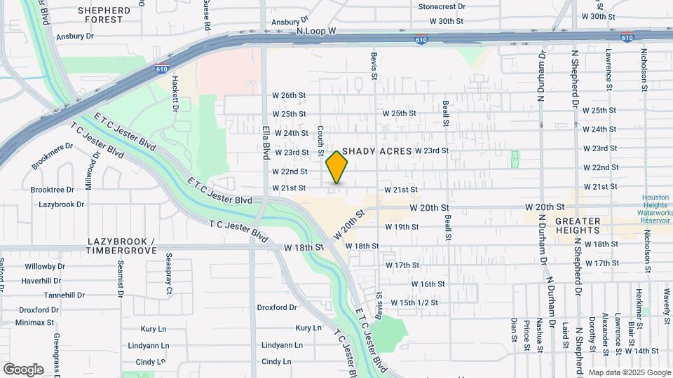 1426 W 21st St Map and Location Details