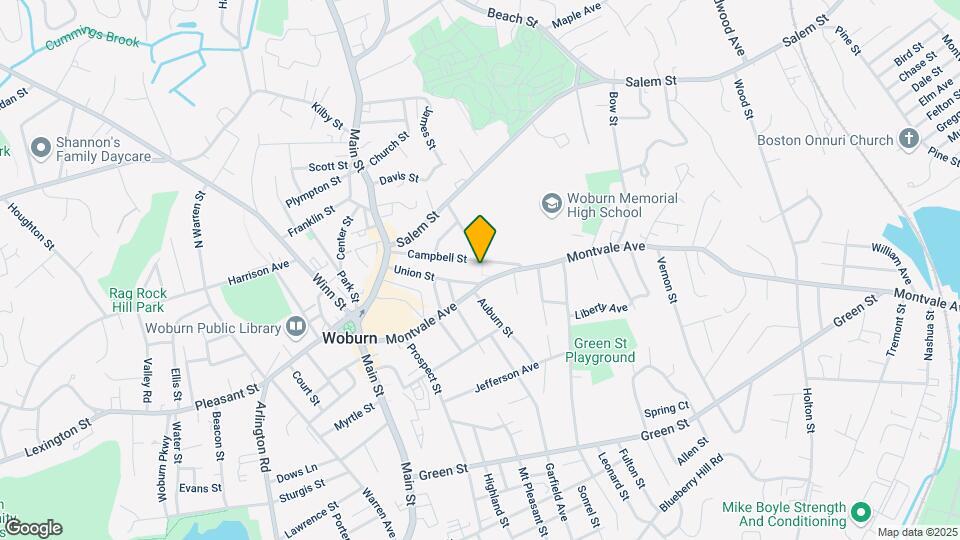 Woburn Housing Map and Location Details