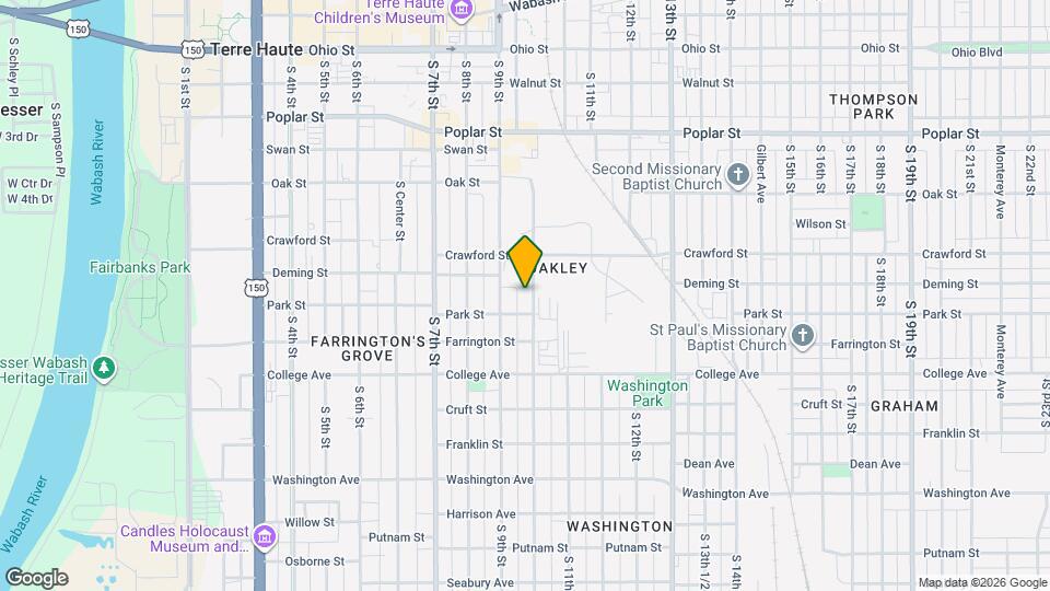 823 S 10th St Map and Location Details