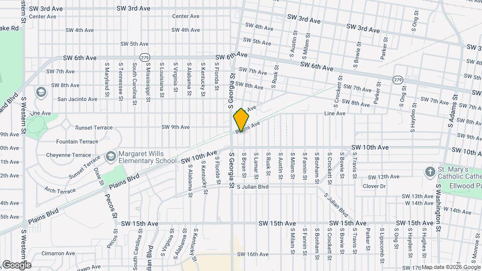 920 S Bryan St Map and Location Details