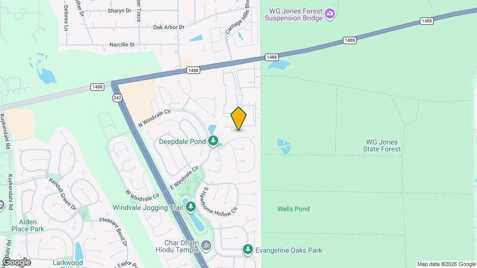 158 N Whistlers Bend Cir Map and Location Details