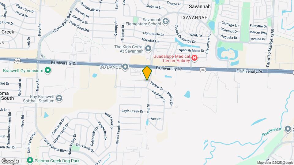 3808 Harper St Map and Location Details