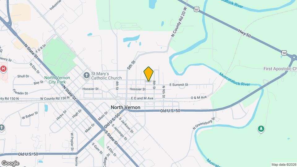 712 Summit St Map and Location Details