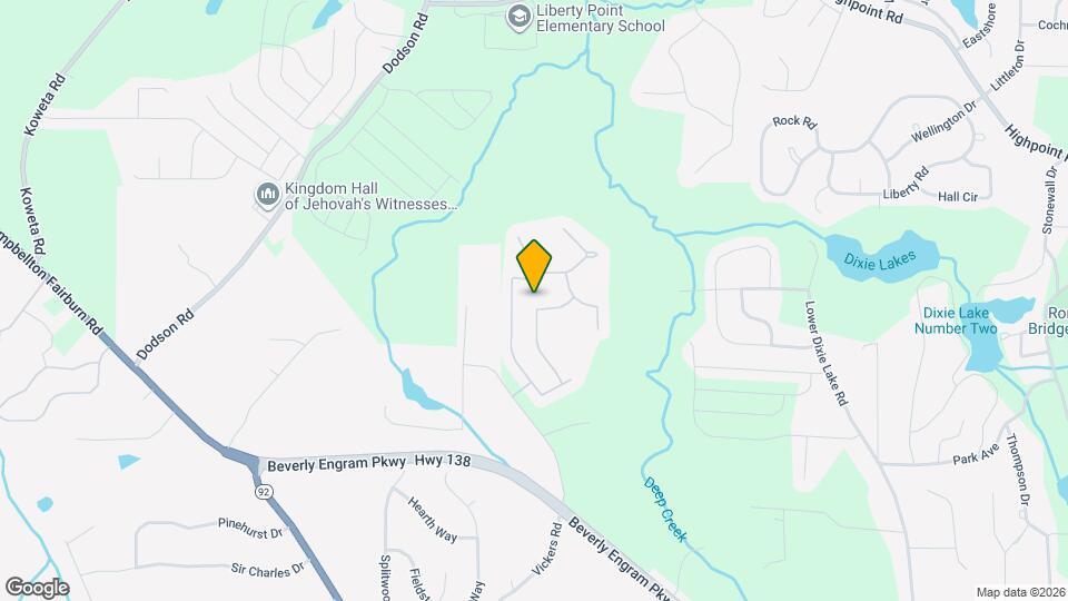 5845 Black Top Way Map and Location Details