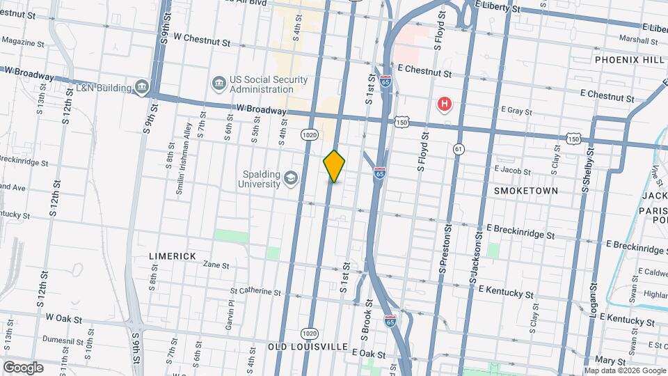 823 S 2nd St, Unit 3 Map and Location Details