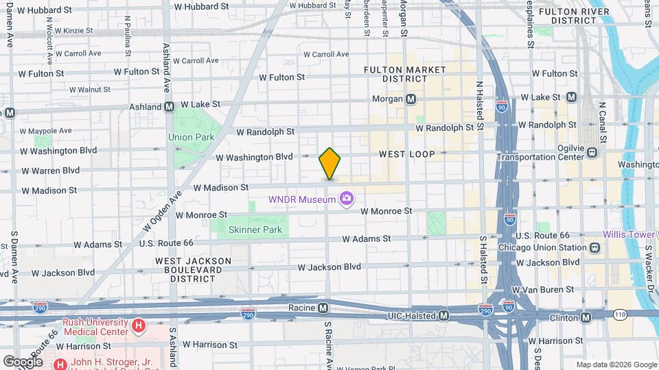 1177 W Madison St Map and Location Details