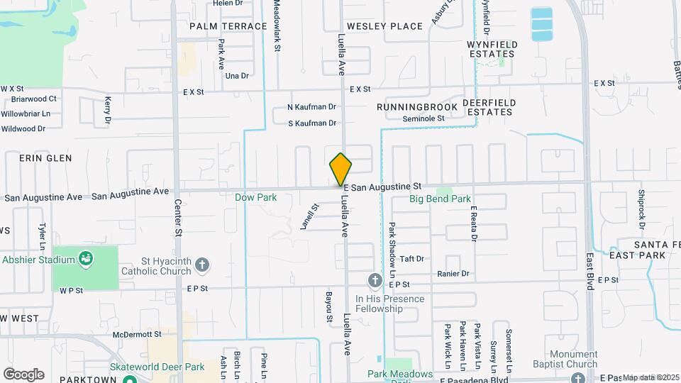 1014 E San Augustine St Map and Location Details