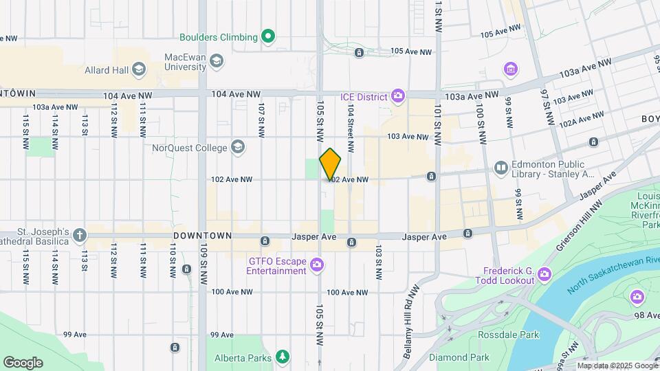 10179-105 105 St NW Map and Location Details