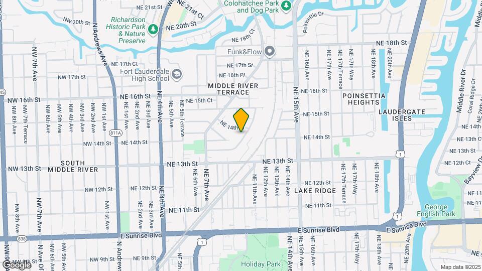 1407 Holly Heights Dr, Unit 3 Map and Location Details