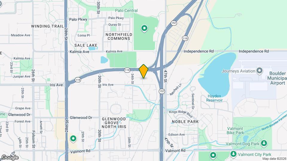 3683 Iris Ave Map and Location Details