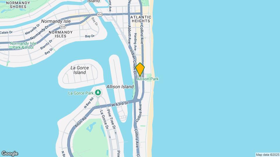 6450 Collins Ave Map and Location Details