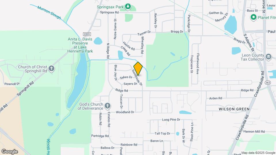 3421 Sunnyside Dr Map and Location Details