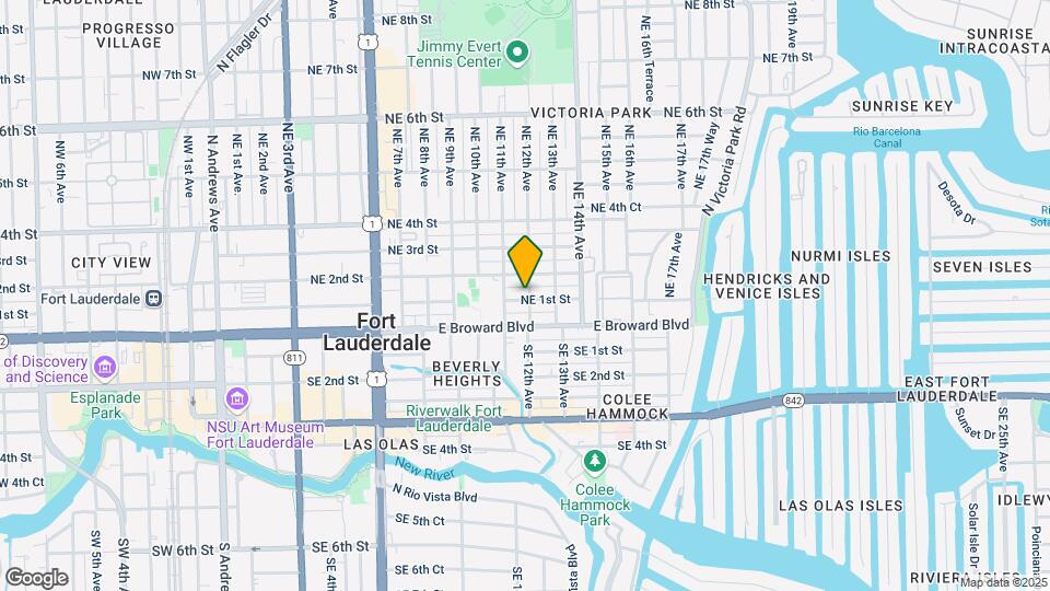101 NE 12th Ave Mapa y Detalles de la Ubicación