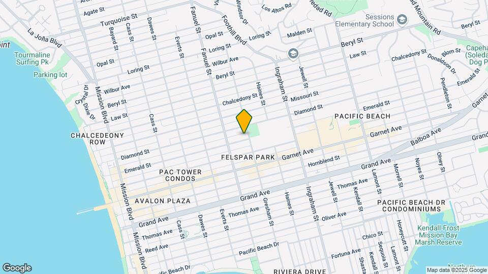 1370 Emerald St Mapa y Detalles de la Ubicación
