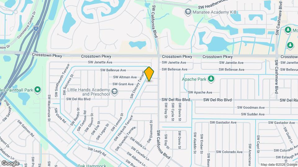 1773 SW Cannon Ave Map and Location Details