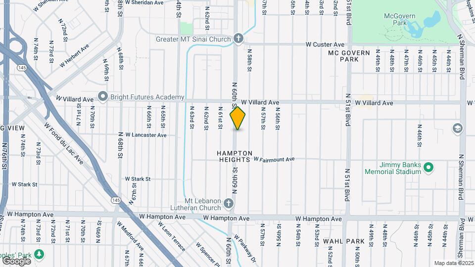 5070 N 60th St Map and Location Details