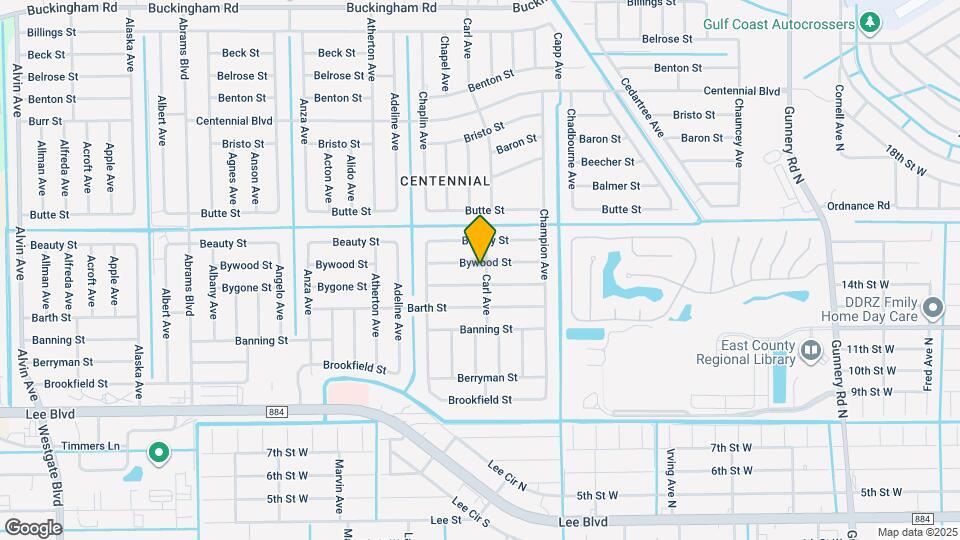 5001 Bywood St Map and Location Details
