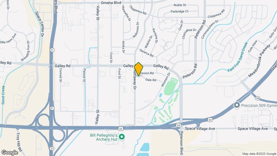 945 Hathaway Dr Map and Location Details