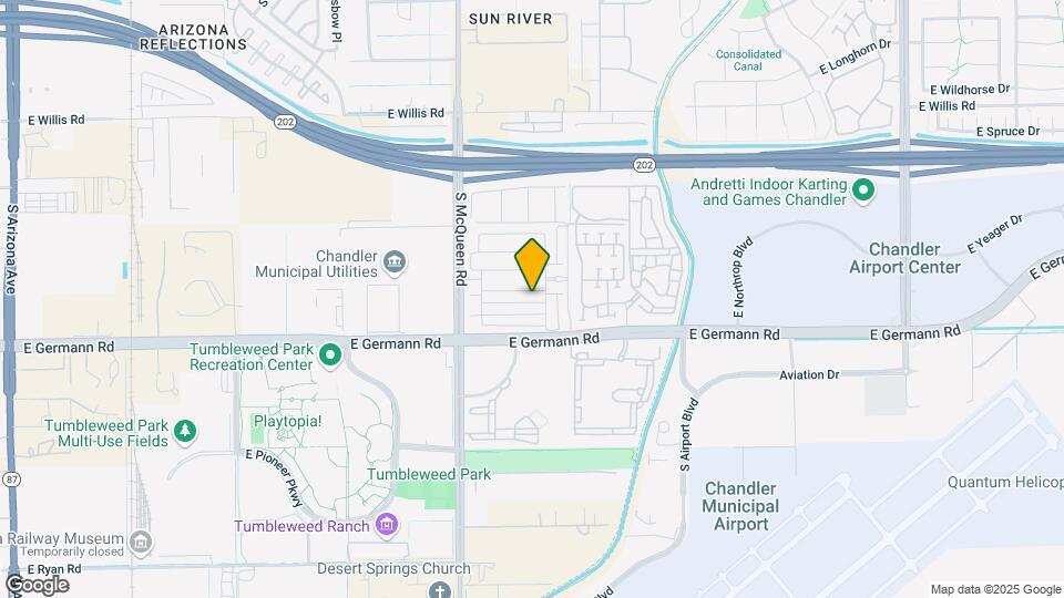 1158 E Sabino Dr Map and Location Details