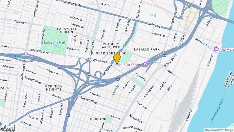 1621 S 11th St, Unit D Mapa y Detalles de la Ubicación