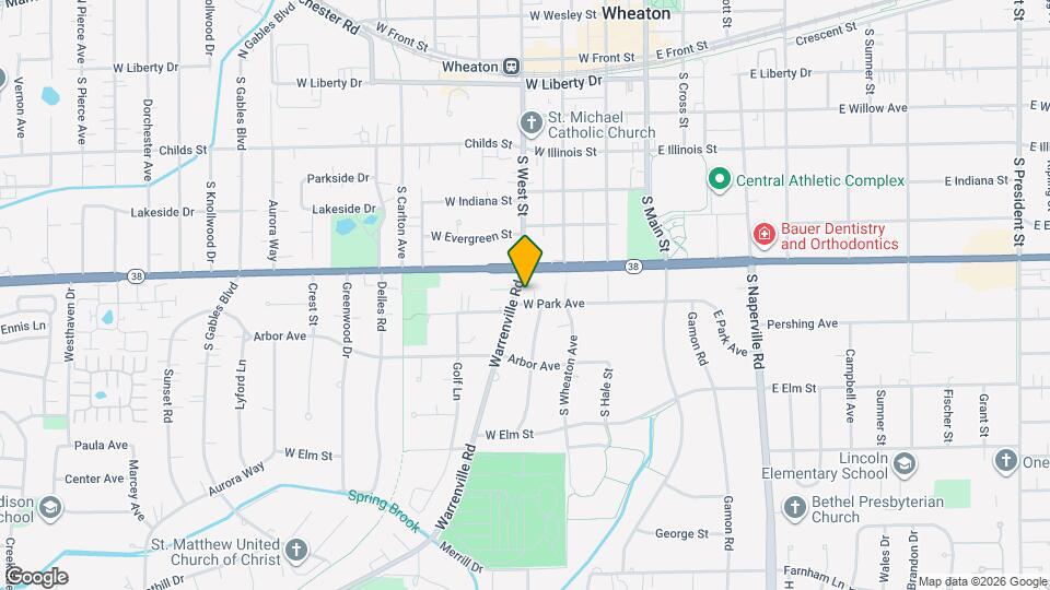 713 Warrenville Rd Map and Location Details