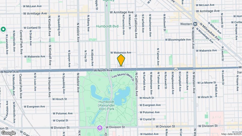 2912 W North Ave Map and Location Details