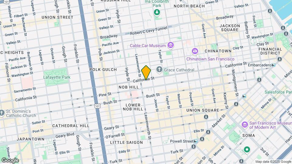 1255 California St Map and Location Details