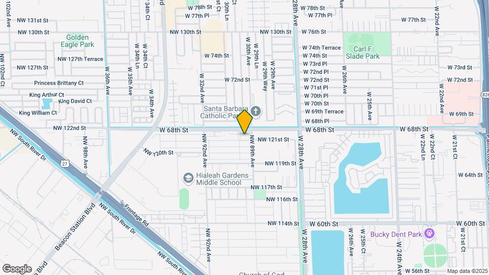8923 NW 121st St Map and Location Details