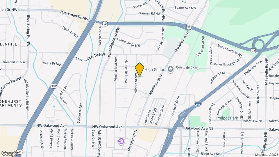 2500 Kildare St NW Map and Location Details