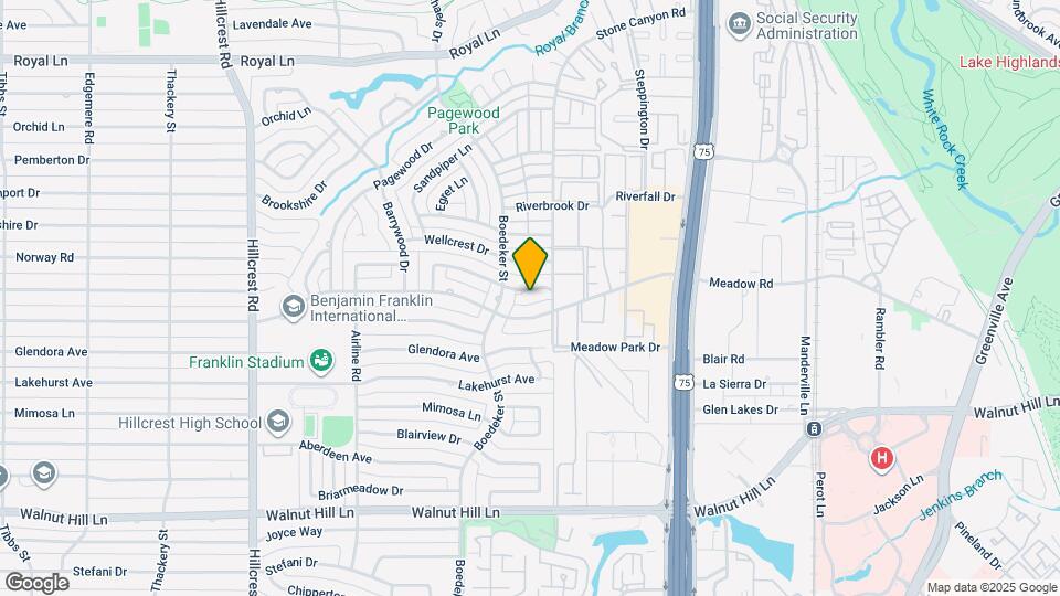 7608 Meadow Oaks Dr Map and Location Details