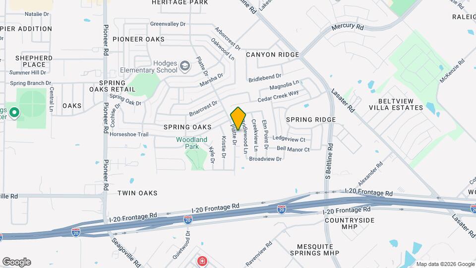 4626 Platte Dr Map and Location Details