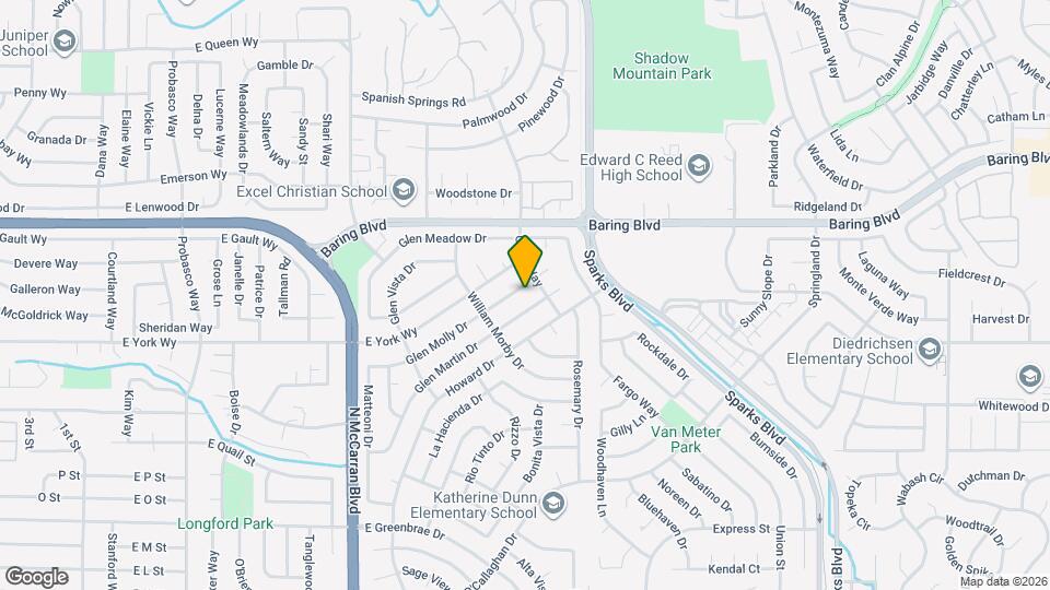 1053 Glen Molly Dr Map and Location Details
