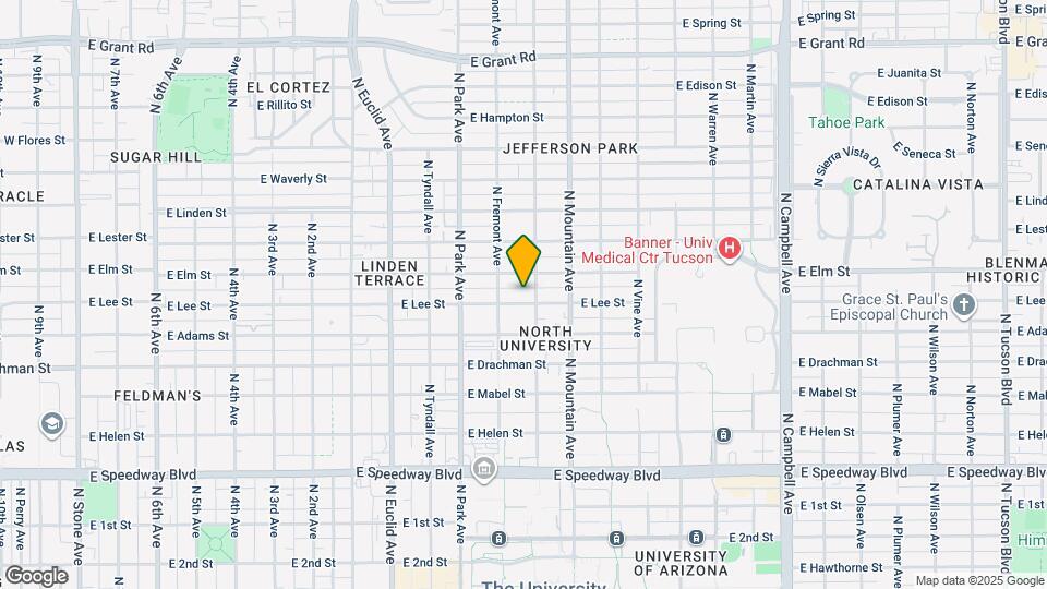 1133 E Lee St Map and Location Details