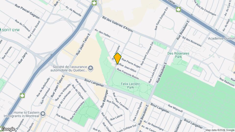 6760-6764 Bélanger Rue Map and Location Details