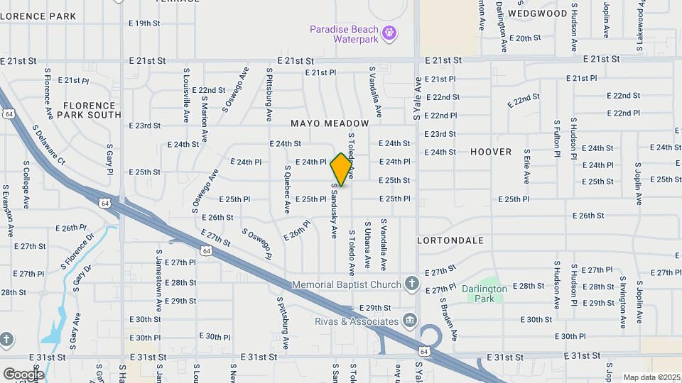 2513 S Sandusky Ave Map and Location Details