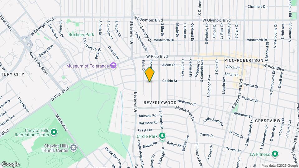 1511 Reeves St Map and Location Details